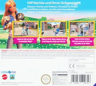 Barbie et ses soeurs: La grande aventure des chiots - Dos