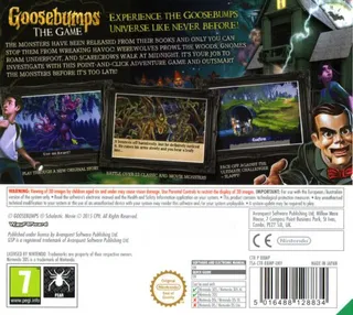 Goosebumps - The Game - Dos