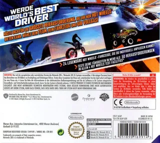 Hot Wheels : Meilleur Pilote Mondial - Dos