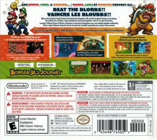 Mario & Luigi : Voyage au centre de Bowser + L'épopée de Bowser Jr - Dos