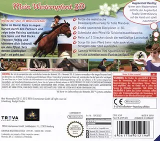Mon Cheval Western 3D - Dos