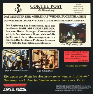 20 000 Lieues Sous les Mers - Dos