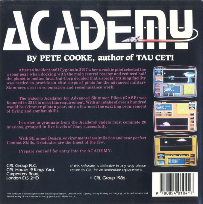 Academy - Tau Ceti 2 - Dos