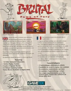 Brutal - Paws Of Fury - Dos