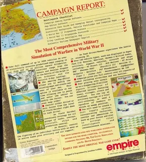 Campaign - Tactical & Strategic War Simulation - Dos