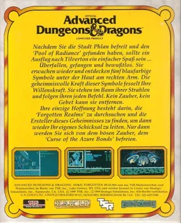 Curse Of The Azure Bonds - Dos