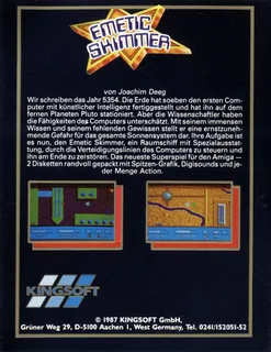 Emetic Skimmer - Dos