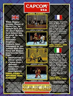 Final Fight - Dos