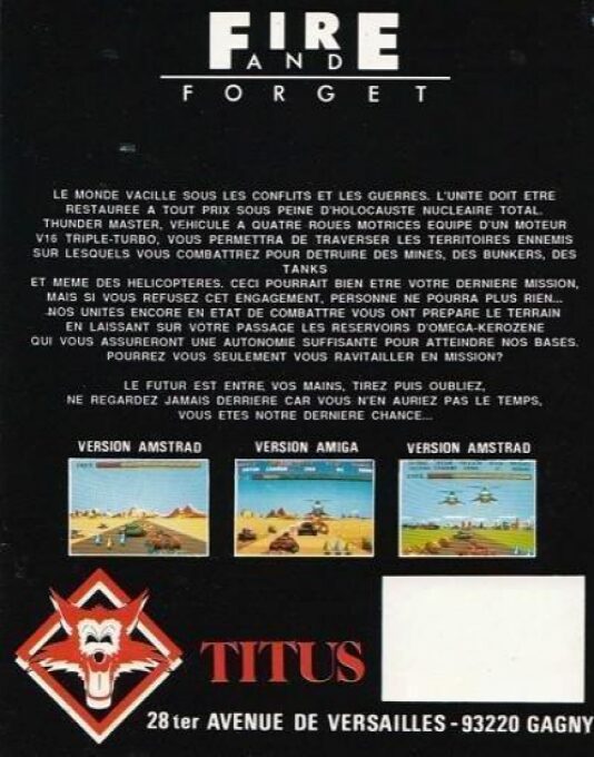 Jaquette arrière