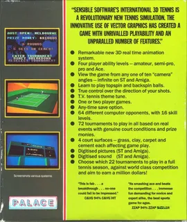 International 3d Tennis - Dos