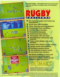 International Rugby Challenge - Dos