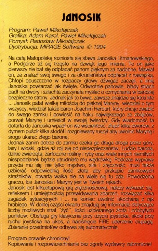 Jaquette arrière