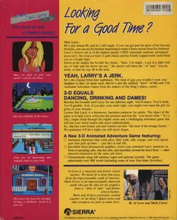 Leisure Suit Larry In The Land Of The Lounge Lizards (Enhanced) - Dos
