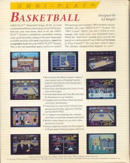 Omni-Play Basketball - College League Disk - Dos