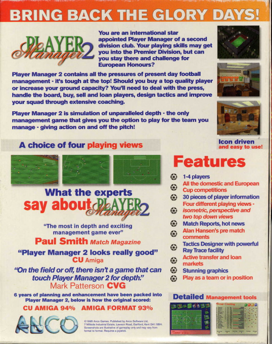 Player Manager 2 dos