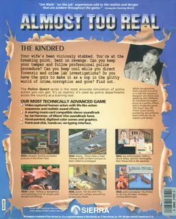 Police Quest III - The Kindred - Dos