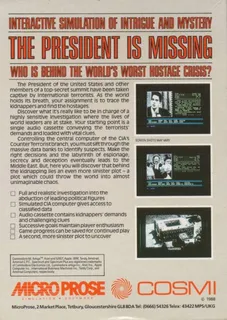 The President Is Missing - Dos