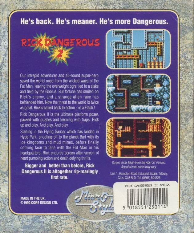Rick Dangerous 2 - Dos