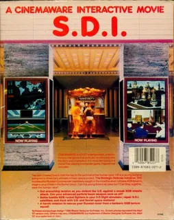 S.D.I. (Cinemaware) - Dos