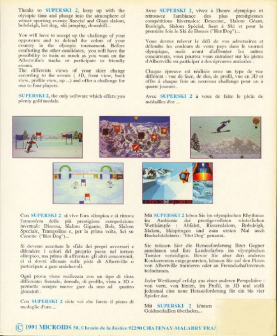Super Ski 2 - Dos