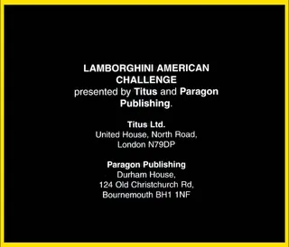 Lamborghini - American Challenge - Dos