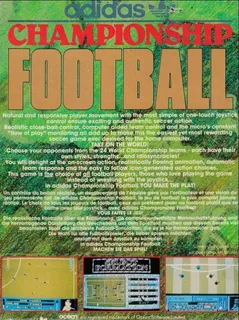 Adidas Championship Football - Dos