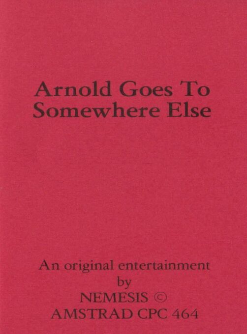 Arnold Goes To Somewhere Else