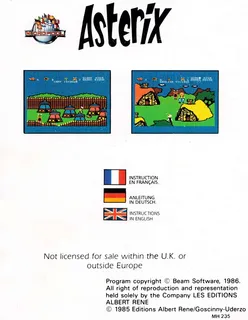 Asterix and the Magic Cauldron - Dos