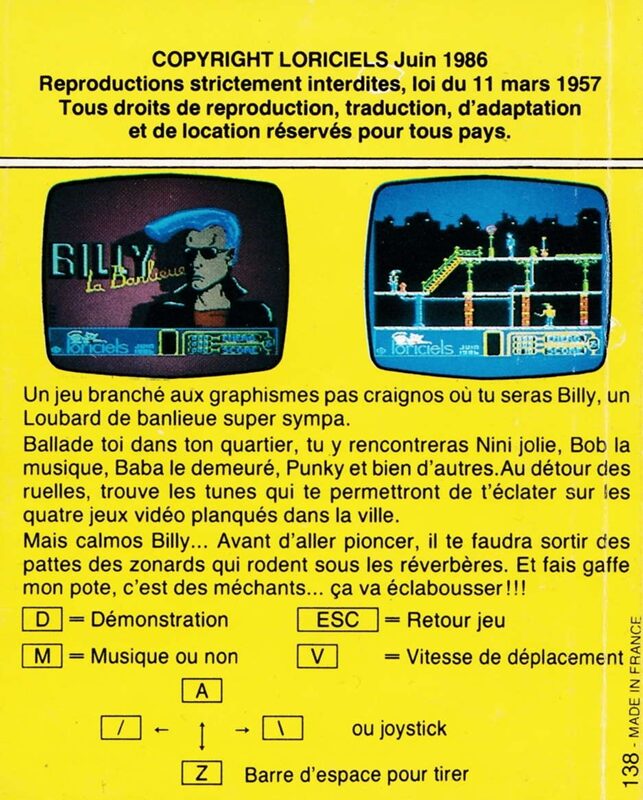Jaquette arrière