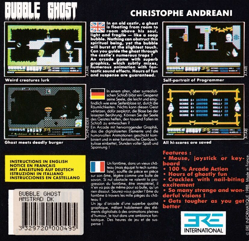 Jaquette arrière