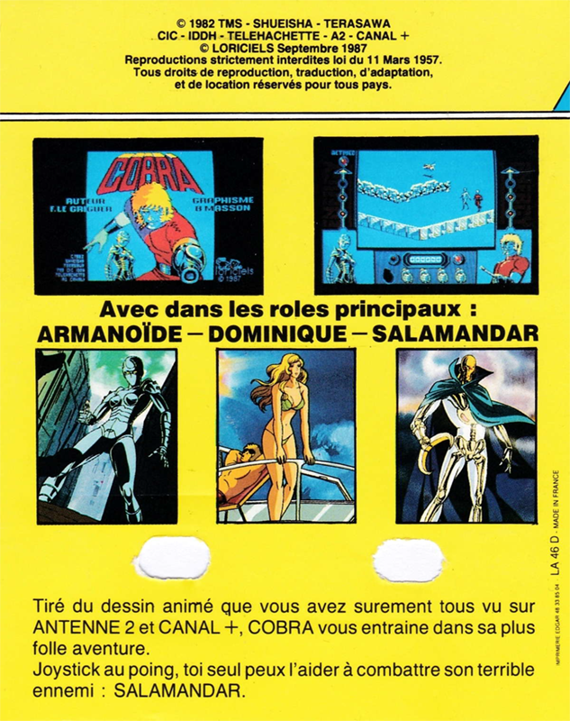 Jaquette arrière