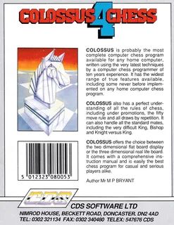Colossus Chess 4 - Dos
