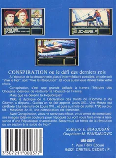 Conspiration de l'An 3 - Dos