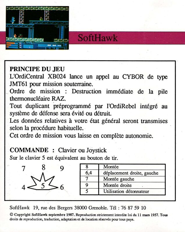 Jaquette arrière