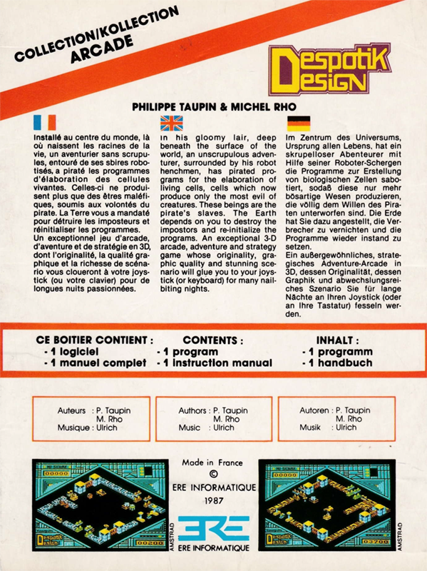 Jaquette arrière