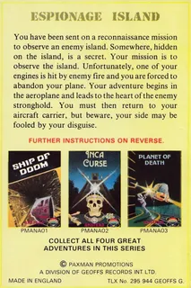 Espionage Island - Dos