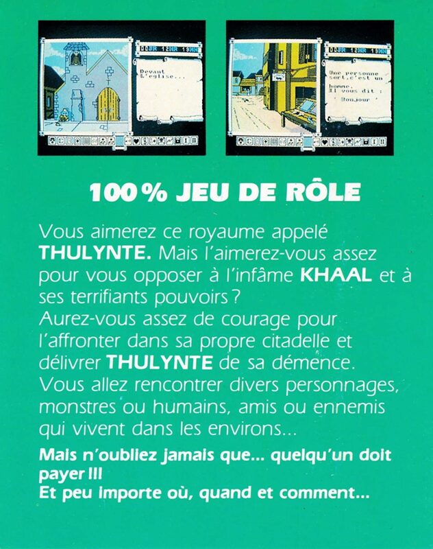 Jaquette arrière
