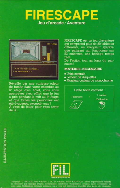 Jaquette arrière