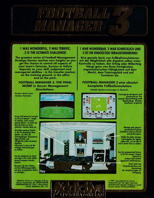 Football Manager 3 dos
