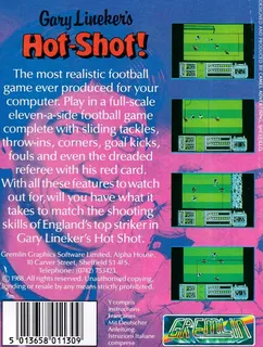 Gary Lineker's Hot-Shot! - Dos