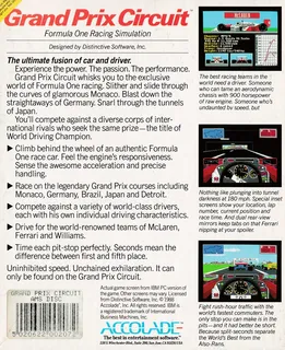 Grand Prix Circuit - Dos