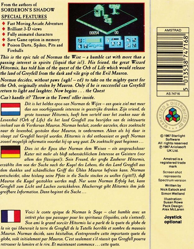 Jaquette arrière