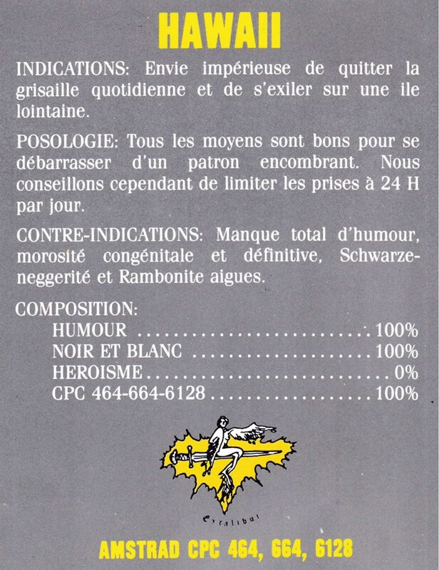Jaquette arrière