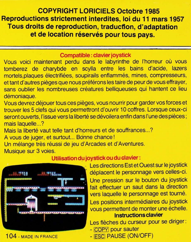 Jaquette arrière