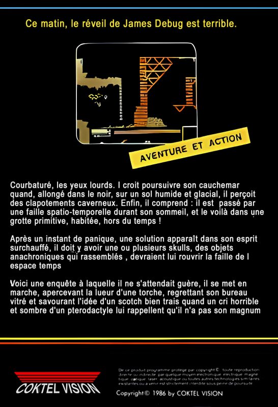 Jaquette arrière