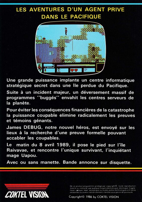 Jaquette arrière