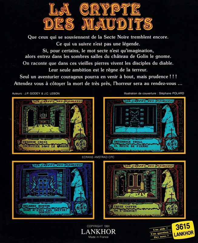 Jaquette arrière