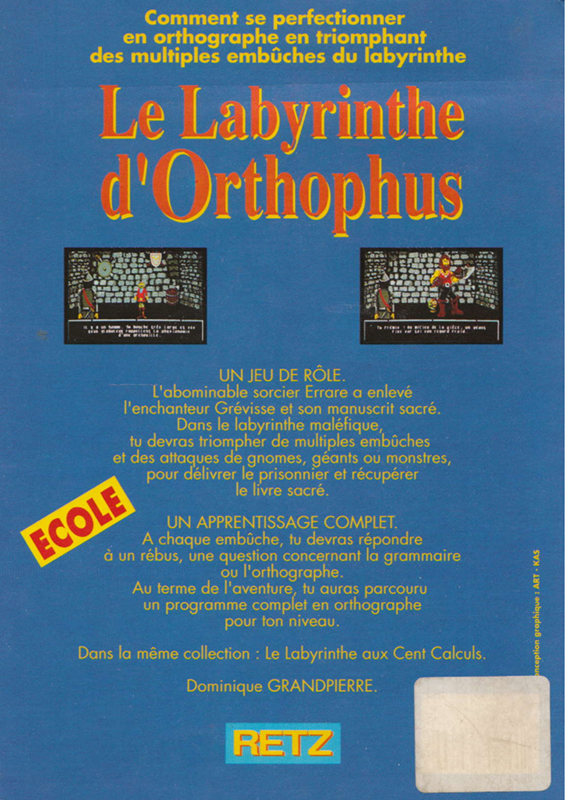 Jaquette arrière
