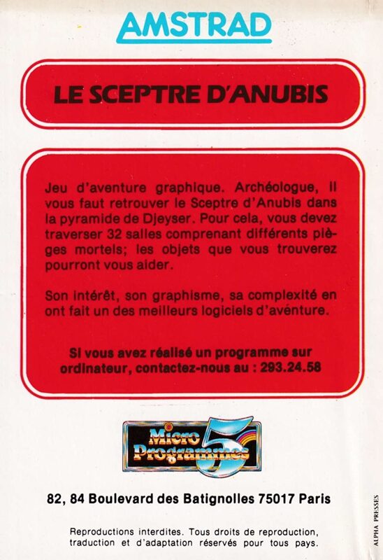 Jaquette arrière