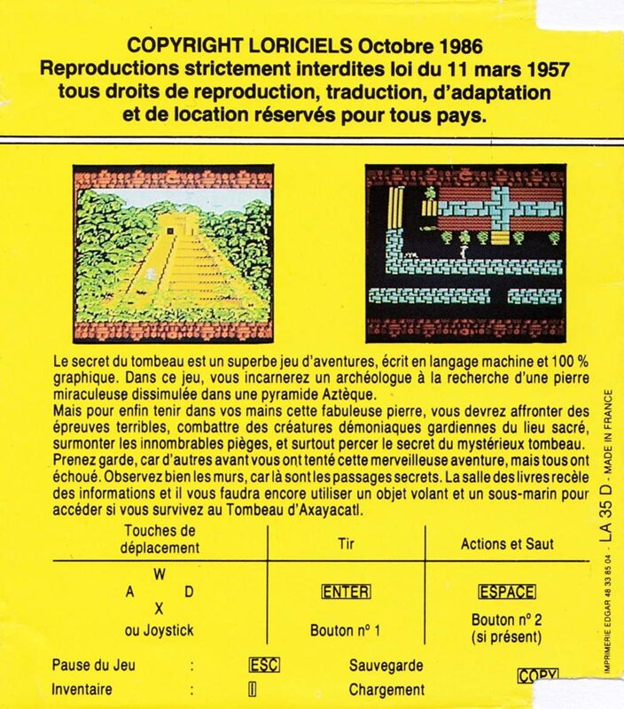 Jaquette arrière